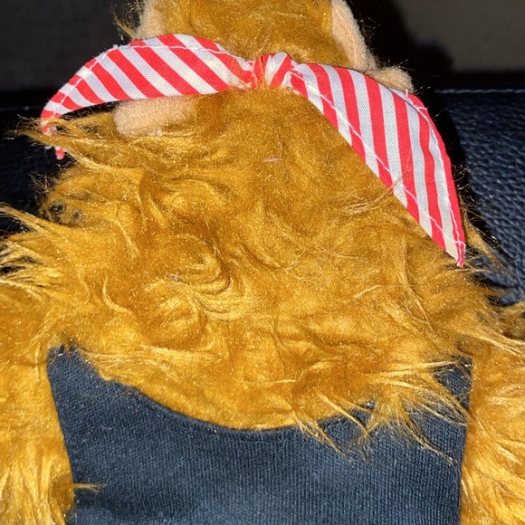 Vintage 1988 80s ALF Burger King Puppet Born to Rock Guitar Tag Plush Alien ~10" - Picture 3 of 6